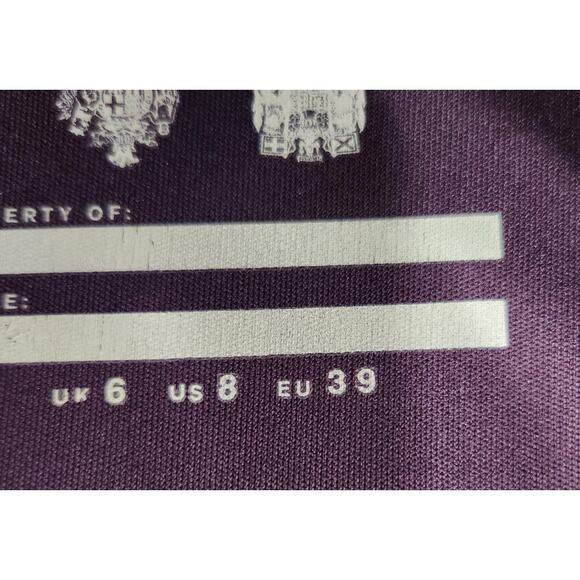 Hunter Original Tall Purple Rain Boots Gloss Size 8 - Picture 2 of 6